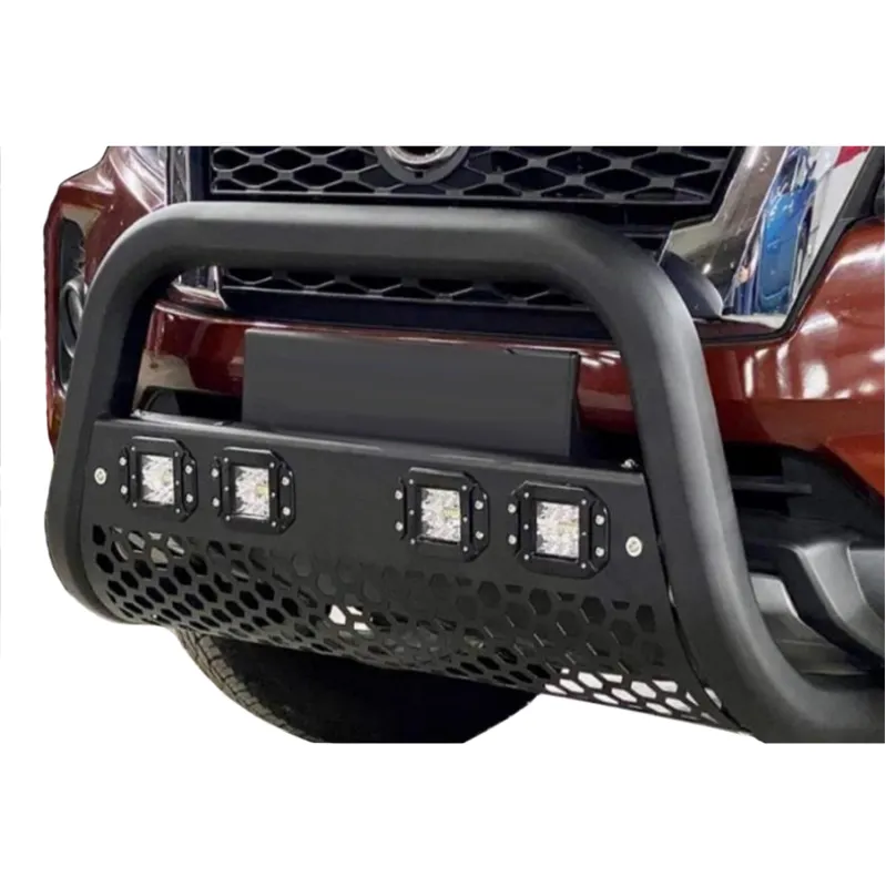 LE-STAR 4X4สำหรับโรงงานขายส่งเหล็กรถยนต์ที่มีไฟ LED ด้านหน้ากันชนยามขอบบาร์ผลักดันกันชนสำหรับอีซูซุ D-Max