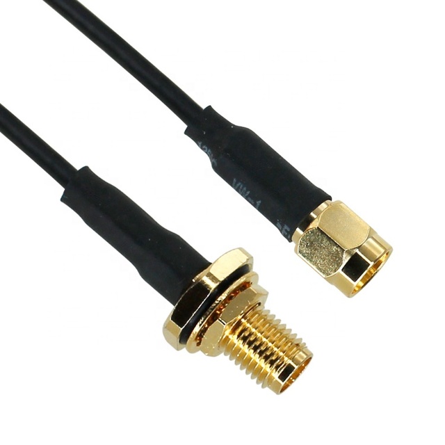 Wireless Router WiFi Antenna RP- Extension Cable RG174 Coaxial Cable