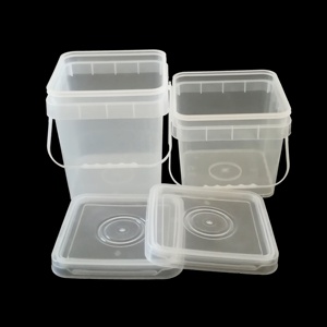 Small Plastic Buckets For Storage and Utility 