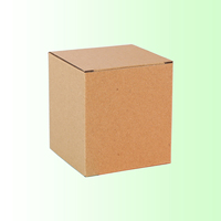 Emballage de boîte en papier ondulé personnalisé Boîte postale d'expédition de vêtements express en papier pliable avec logo et enveloppe de boîte A7