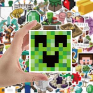 ZY0447C 50pcs mon monde jeu Doodle autocollants étanche déplacer bouteille d'eau autocollant bagages ordinateur portable à la mode autocollants - Product Image 5