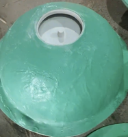 Moules en silicone en fibre de verre en forme de grand bol pour moule à pot de fleurs