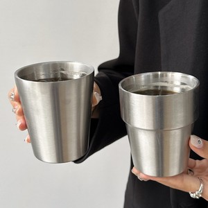 Taza de Acero Inoxidable Estilo Retro para Latte, Inspirada en el Estilo Industrial de Instagram, para <span class=keywords><strong>Espresso</strong></span>, Americano Helado y Bebidas Frías - Product Image 1