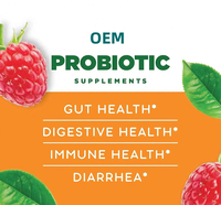 Vente flash : Gummies probiotiques, soutien enzymatique digestif pour la santé des femmes adultes, complément alimentaire, 60 gummies/flacon