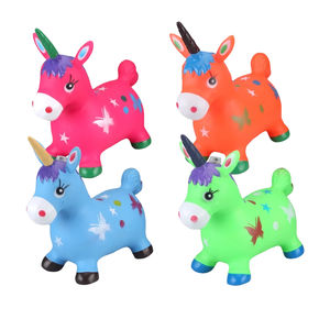 Jouets gonflables pour enfants, animaux sauteurs en PVC pour l'intérieur et l'extérieur, <span class=keywords><strong>licorne</strong></span> sauteuse pour enfants - Product Image 1