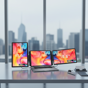 Versión más amplia de electrónica de consumo, modelo privado, nueva tendencia, monitor triple para portátil - Product Image 1