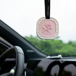 YB Rose Aroma Pendant Car Freshener Long Lasting Fragrance Elegant Design For Gift - Product Image 3