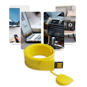Custom Slap Band Flash Drive Pulsera de silicona colorida <span class=keywords><strong>USB</strong></span> 2,0 Pulsera Flash Pen Drive para regalos - Product Image 6