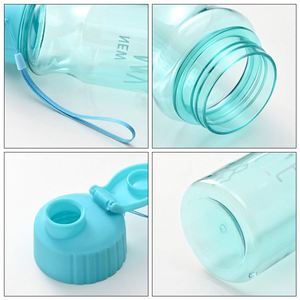 Custom High Capacity Press-to-open Flip Cover <b>Empty</b> Plastic Pet Water Bottle <b>for</b> Outdoor Sports Travel - Product Image 3
