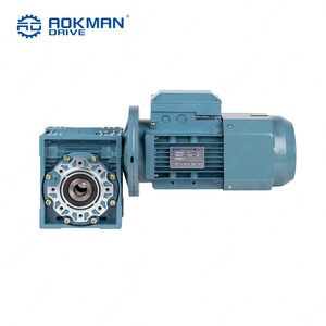 Reductor de velocidad de tornillo sin fin de precisión Aokman para RV, relación 30:1, diseño sin vibraciones, ruido optimizado, montaje por pie o brida para automatización - Product Image 2