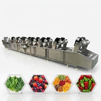 Séchoir personnalisé pour fruits et légumes frais, souffleur tunnel en acier inoxydable pour éliminer l'humidité extérieure après lavage