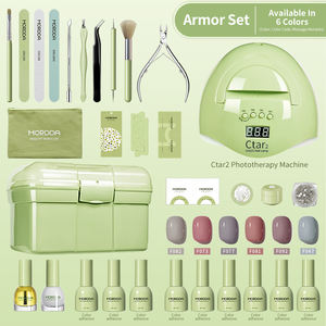 <span class=keywords><strong>Kit</strong></span> de <span class=keywords><strong>Manucure</strong></span> <span class=keywords><strong>Professionnel</strong></span> avec Outils LED et Lampe UV, Gel Vernis à Ongles pour Usage en Salon - Product Image 5