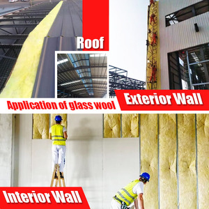 Rollo de <span class=keywords><strong>Aislamiento</strong></span> de Lana de Vidrio de Alta Densidad, Ignífugo, Insonorizante, Ecológico, Lámina Cuadrada para <span class=keywords><strong>Techo</strong></span>, Pared, <span class=keywords><strong>Techo</strong></span>, <span class=keywords><strong>Aislamiento</strong></span> Térmico - Product Image 4