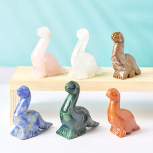 Fabbrica <span class=keywords><strong>di</strong></span> cristallo Robin pietra naturale semi preziosa animale dinosauro intaglio - Product Image 4