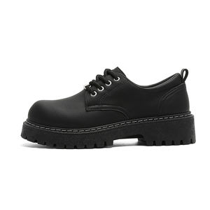 Nuevas <span class=keywords><strong>Botas</strong></span> Clásicas de Ante Sintético para Hombre, Estilo Italiano, Tallas 37-46, Color Negro, con Cordones, de Fabricante a Bajo Precio - Product Image 1