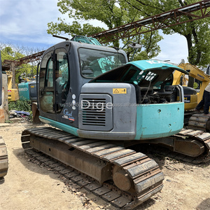 Mini Excavadora hidráulica original de oruga usada Kobelco SK70 SK70SR de 7 toneladas con motor y bomba a la venta - Product Image 2