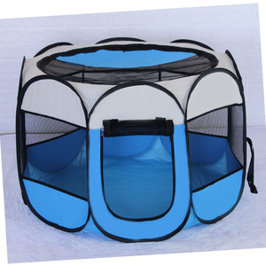 Puppy Playpen Indoor Pet Fence Breathable Scratch-Resistant Indoor Pet Safety Fence Oxford Cloth Pet Tent Button <strong>Dog</strong> <strong>Bed</strong> - Product Image 4