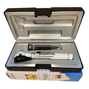 Otoscope mini fibre optique de qualité supérieure, blanc, kit de diagnostic ORL, pour examen des oreilles, usage professionnel, Lapa Master, certifié CE, 1 an - Product Image 1
