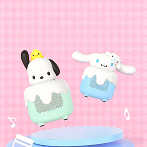 Authentique haut-parleur Bluetooth lumineux Sanrio Emotional Companion, peluche douce, veilleuse et musique, cadeau idéal pour les enfants et les fans - Product Image 5