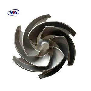 工厂定制铸铁和铝水泵叶轮熔模铸造零件OEM/ODM ISO9001认证遗嘱机 - Product Image 1