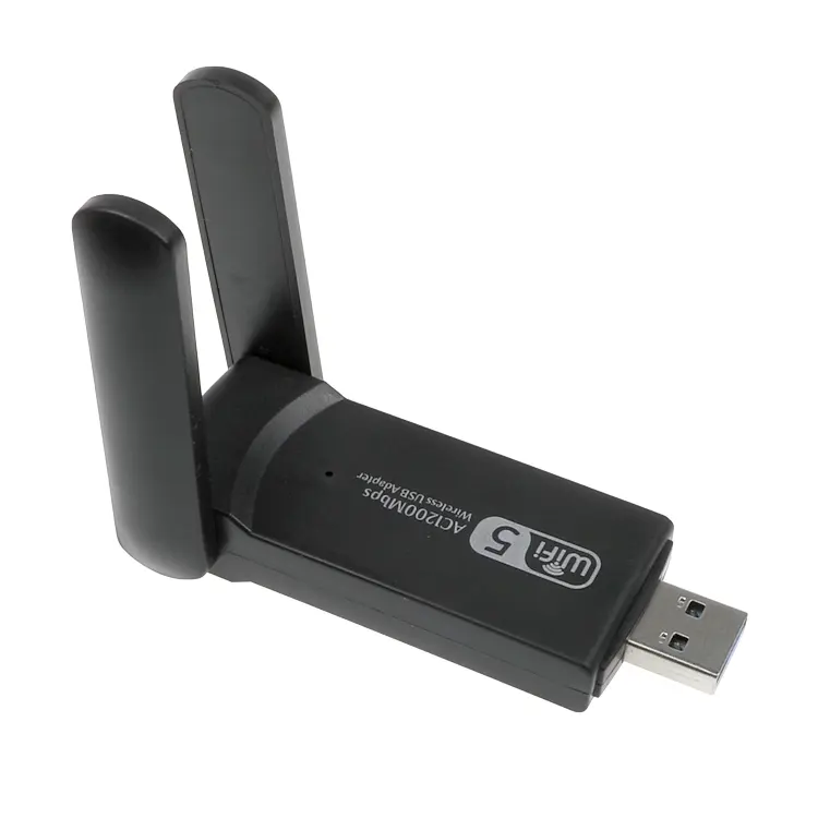 TECMIYO Hot Selling USB 3.0 2.4GHz/5GHz Wireless Network Adapter Dual Band 1200Mbps WiFi USB Adapter