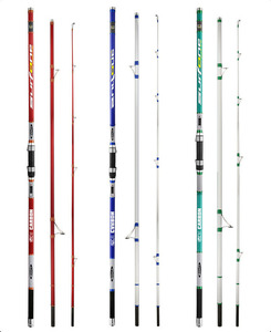 Caña <span class=keywords><strong>de</strong></span> <span class=keywords><strong>Surfcasting</strong></span> <span class=keywords><strong>de</strong></span> 4.20M <span class=keywords><strong>de</strong></span> Alto Contenido <span class=keywords><strong>de</strong></span> Carbono, 3 Secciones, 530g NW, Guías SIC, Inserto Webo DPS - Product Image 1