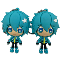 Porte-clés 3D avec logo personnalisé Porte-clés PVC personnalisé souvenir mode dessin animé