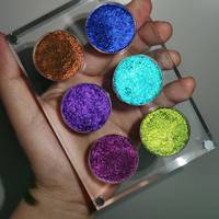 Private Label 6 couleurs Arcly Multichrome ombre à paupières produit de beauté changement de couleur poudre crème caméléon palette de fard à paupières
