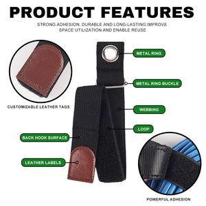 Tùy Chỉnh Nhiệm Vụ Nặng Nề Thân Thiện Với Môi Tự Dính Chống Thấm Nước Chống Cháy Cáp Đường Ống Công Cụ Tổ Chức Móc Vòng Lưu Trữ Dây Đeo - Product Image 5