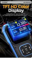 FNIRSI HRM-10 High Precision Lithium Battery Internal Resistance Instrument TFT HD Color Display Data Storage Resistance Meter