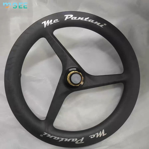 SeeMore UD Matte Carbonfaser-Rennradlaufräder <span class=keywords><strong>16</strong></span> Zoll 349 Drei-Klingen-Faltbares Carbon BMX Fahrradlaufrad-Set - Product Image 4