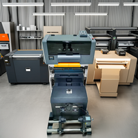 Pro berwarna printer dtf dual xp600 murah pencetak dtf 30 cm printer i1600 kaus mesin cetak dtf