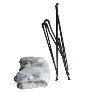 Ngoài Trời Trang Chủ Trở Lại Ăn Uống Di Động Gấp Cắm Trại Trắng Có Thể Gập Lại Vườn Bướm Ghế - Product Image 4