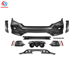 Kit de Carrocería Completo Estilo <span class=keywords><strong>R</strong></span> Honghang Manufacture con Labio de Parachoques, Faldó<span class=keywords><strong>n</strong></span> Lateral y Aleró<span class=keywords><strong>n</strong></span> Trasero para Honda Civic FD2, Accesorios de Kit de Carrocería 2015+ - Product Image 3