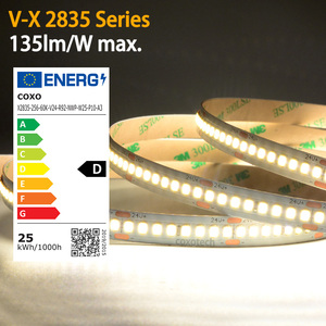 Hiệu quả cao lumen chất lượng <span class=keywords><strong>LED</strong></span> Strip ánh sáng 224led 240led siêu sáng 24V 12V tự nhiên ấm trắng SMD 120 240 2835 <span class=keywords><strong>LED</strong></span> Strip - Product Image 5