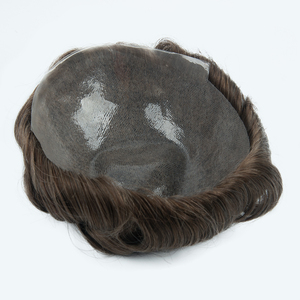 Tupé Invisible para Hombre – Cabello Indio 100% Real, Base de Encaje con Nudo Único - Product Image 4