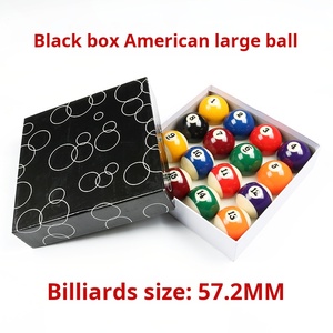 Ensemble de 16 balles de <span class=keywords><strong>billard</strong></span> en résine américaine, 2 1/4 "et 2 1/16", jeu de boules de <span class=keywords><strong>billard</strong></span> économiques en résine pour club - Product Image 4