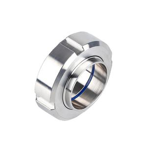 ISO DIN SMS Unión Tornillo Rosca Tuerca ranurada Acero inoxidable sanitario 304/316 Parte macho Unión soldable Vista Vidrio Accesorios de tubería - Product Image 1