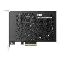 Carte de capture vidéo HDMI PCIe 2 canaux 4K30fps, enregistreur audio-vidéo en direct Ezcap