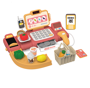 <span class=keywords><strong>Jouet</strong></span> de caissier interactif 2025-Système de paiement électronique avec calculatrice bilingue Meilleur cadeau d'anniversaire pour les enfants de 5 à 8 ans - Product Image 1