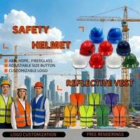 Casco de Seguridad Industrial de ABS con Logotipo Personalizado, Certificado CE EN 397, con Diseño Ventilado para la Construcción