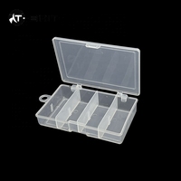 Boîte de rangement transparente pour matériel de pêche, emballage personnalisé, étui portable pour leurres de pêche