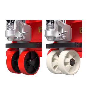 Transpaleteira Manual de Grau Industrial com Capacidade de 3T, Altura de Garfo de 80-200mm, Rodas de PU/Nylon para Uso em Terreno Irregular - Product Image 2