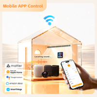 Panel de Control Inteligente LangYeao Matter para Aire Acondicionado Central, Control por Voz y Aplicación, Pantalla Táctil para Uso Doméstico y Hotelero