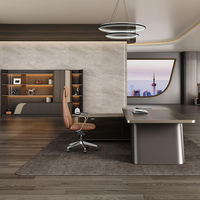 Bureau de direction série Yuchi YC-01, mobilier de bureau moderne, OEM/ODM, dimensions, couleur et logo personnalisables