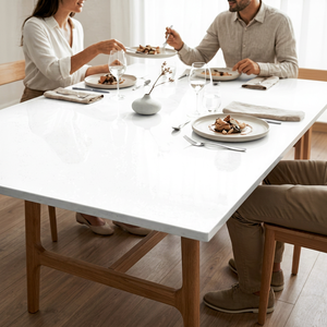 Revestimiento de pared blanco de cuerpo completo de 800x2400, 800x3000 mm con 15 mm de grosor, acabado mate para uso en paredes interiores y baños. - Product Image 1