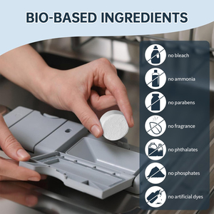 OEM Eco-Friendly Dishwasher <strong>Detergent</strong> Tablets <strong>Natural</strong> Sustainable Plastic-Free Dishwashing <strong>Detergents</strong> - Product Image 3