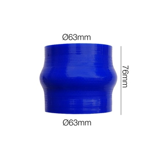 Tuyaux de liquide de refroidissement Blue Manitor avec un diamètre intérieur de 63 mm, manchon à soufflet LS de 76 mm, couleur bleue - Product Image 1