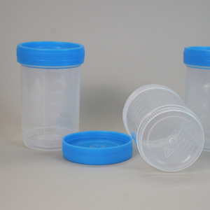 Vasos de plástico para muestras con tapa roja de 50 ml para uso en laboratorio, recipientes desechables para recolección - Product Image 4