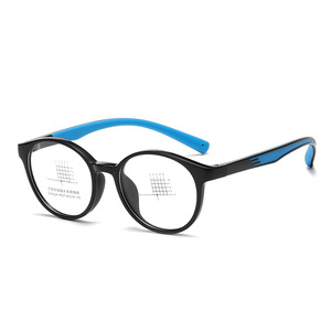 <b>Round</b> <b>Frame</b> Ultralight TR90 Children's Glasses Blue Light Protection For Boys Girls Student Use - Product Image 1